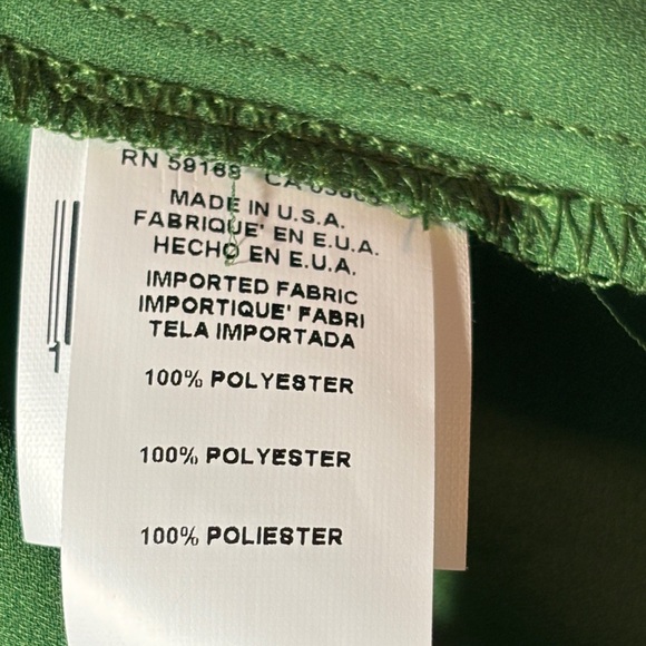 Karen Kane Green Bracelet Sleeve Asymmetric Top Women's Size 3X - Picture 6 of 7